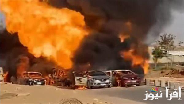الصحة: 3 وفيات و13 مصابًا في حريق بخط غاز بطريق الواحات الدفع بـ12 سيارة إسعاف إلى موقع الحادث