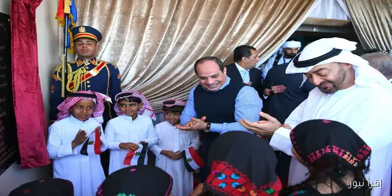 الرئيس السيسي: الشيخ محمد بن زايد يحتل مكانة مميزة في قلوب المصريين