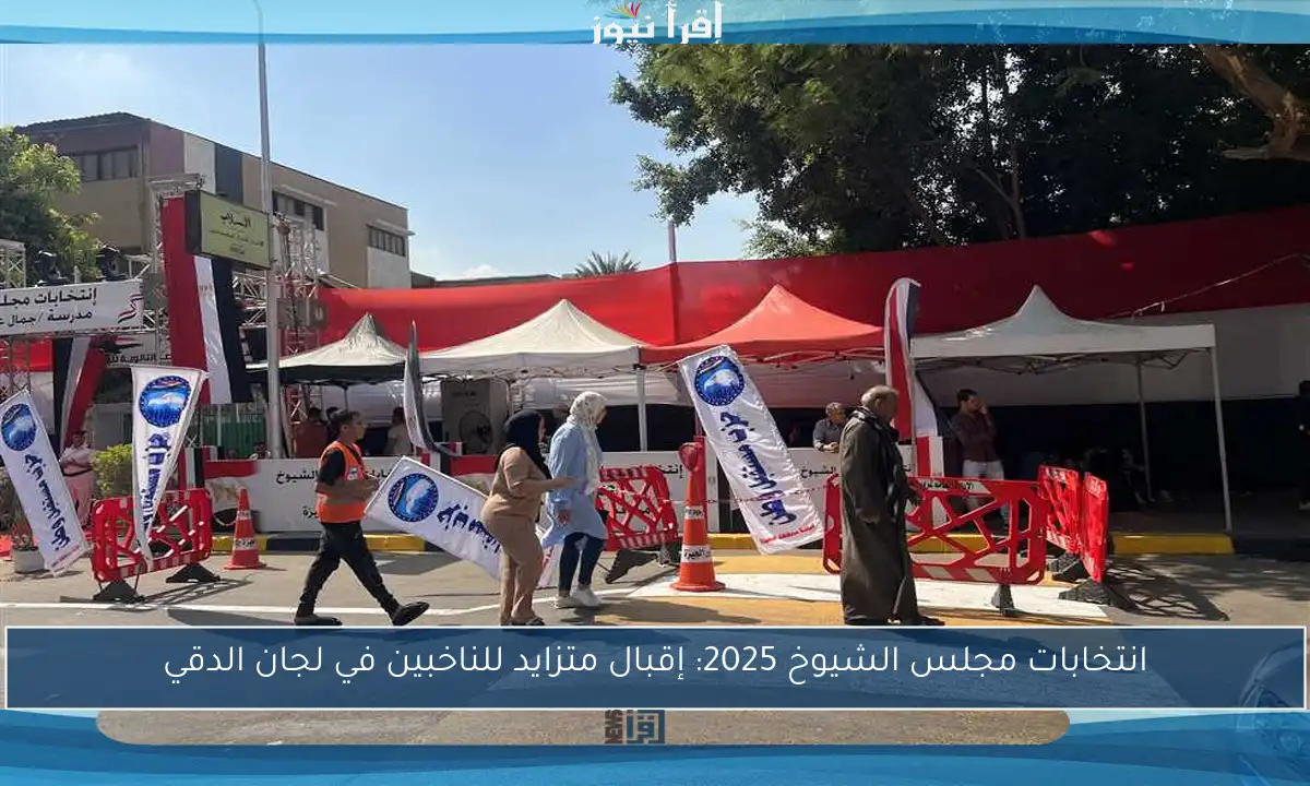انتخابات مجلس الشيوخ 2025: إقبال متزايد للناخبين في لجان الدقي