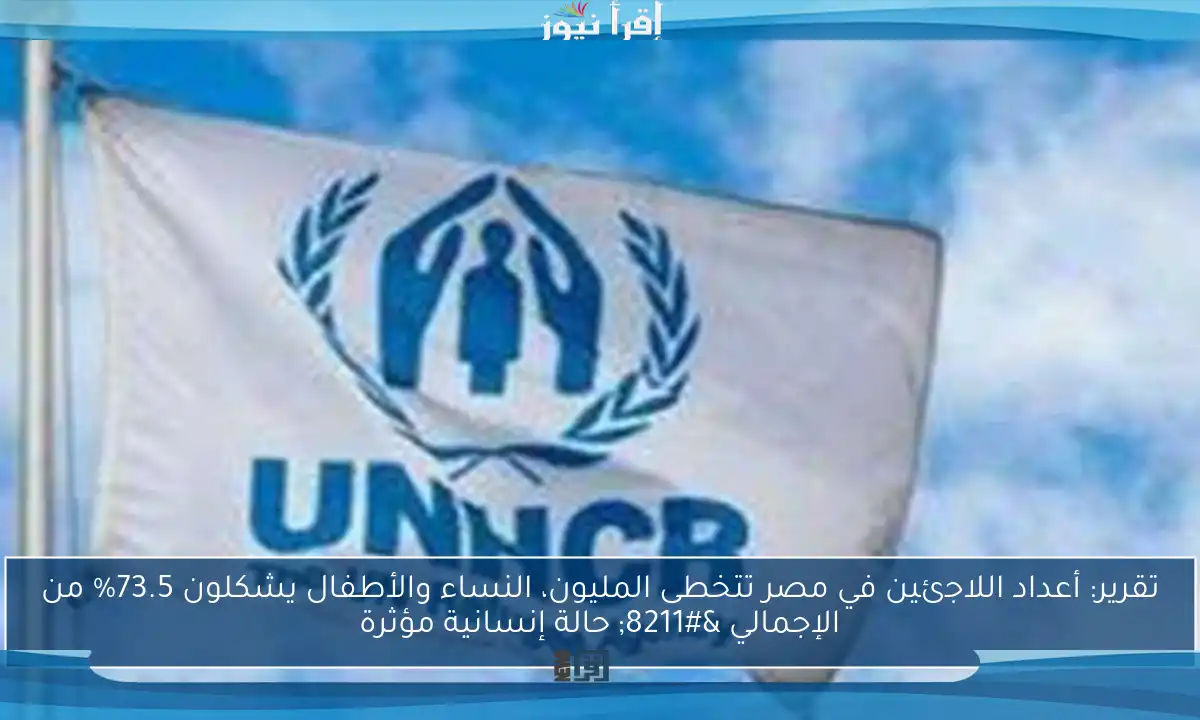 تقرير: أعداد اللاجئين في مصر تتخطى المليون، النساء والأطفال يشكلون 73.5% من الإجمالي – حالة إنسانية مؤثرة