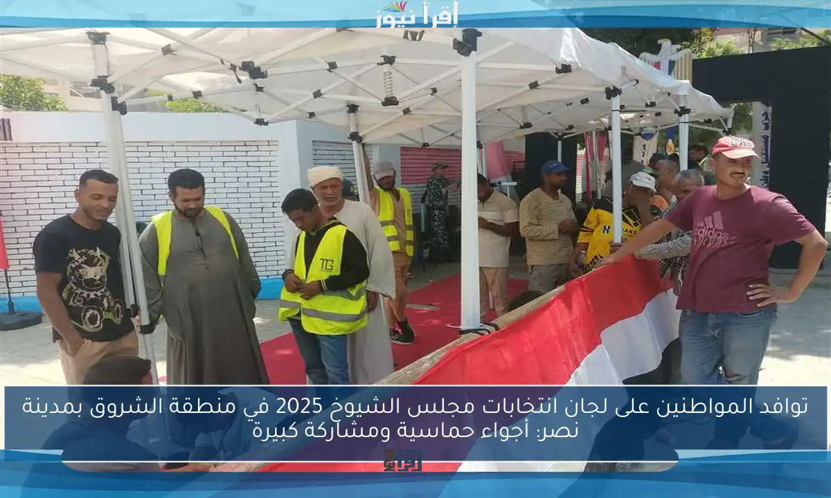 توافد المواطنين على لجان انتخابات مجلس الشيوخ 2025 في منطقة الشروق بمدينة نصر: أجواء حماسية ومشاركة كبيرة