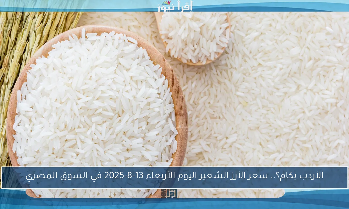 الطن عامل كام؟؟ سعر الأرز الشعير اليوم الأربعاء 2025/8/13 في الأسواق المصرية