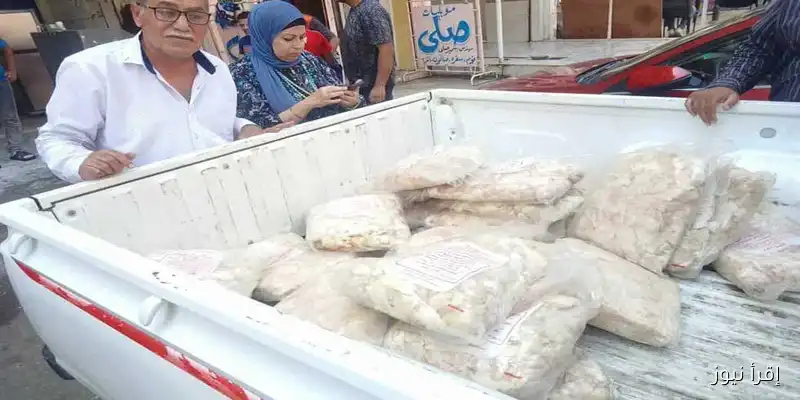 ضبط 3 أطنان من الدقيق المجهول المصدر و144 كيلو من الدجاج الفاسد قبل طرحها في أسواق بورسعيد