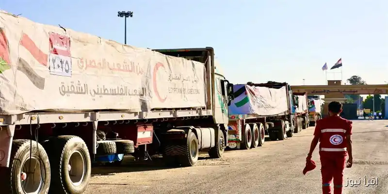 قافلة «زاد العزة»: الهلال الأحمر يرسل أكثر من 3500 طن من المساعدات الغذائية والإغاثية إلى غزة
