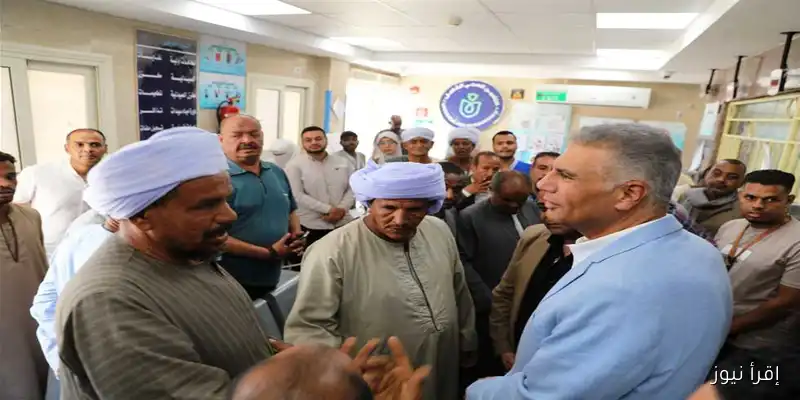 محافظ أسوان يقوم بجولة تفقدية في وحدة صحة أسرة العوينية بمركز إدفو لتعزيز الخدمات الصحية