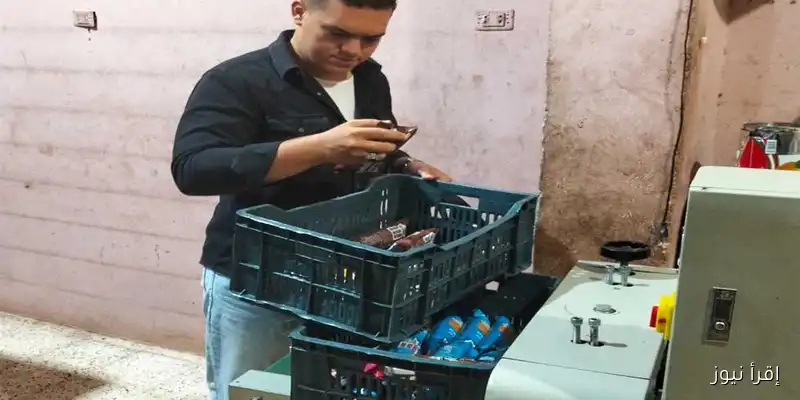 ضبط مصنع غير مرخص لإنتاج الباتيه في بني سويف مع تواريخ مستقبلية للمنتجات
